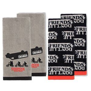NEW set of 4 stranger things hand towels 🎃